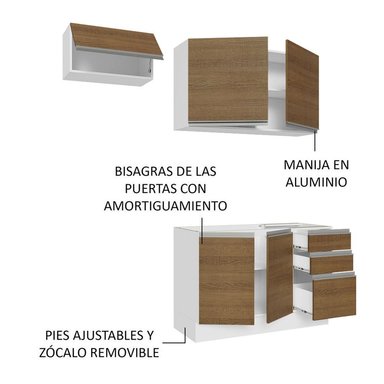 MUEBLE DE COCINA MADESA GLAMY INTEGRAL 180 CM 09 - 4