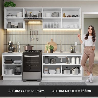 MUEBLE DE COCINA MADESA INTEGRAL GLAMY 240 CM 09 - 5