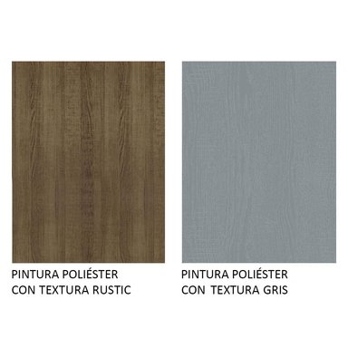 MESA DE COMEDOR RECTANGULAR 6 PUESTOS 5364 - MARRÓN/GRIS - 5