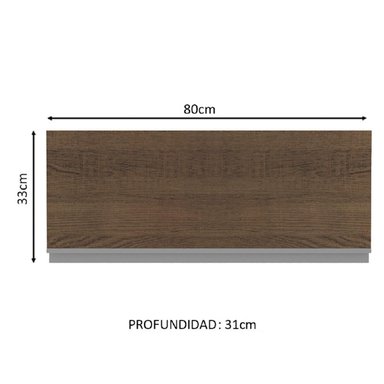 ALACENA DE COCINA MADESA GLAMY 80 CM 1 PUERTA ABATIBLE - 3