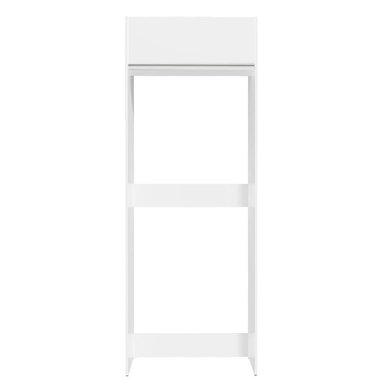MUEBLE DE COCINA MADESA GLAMY PARA REFRIGERADOR 1 PUERTA ABATIBLE 83 CM BLANCO - 5