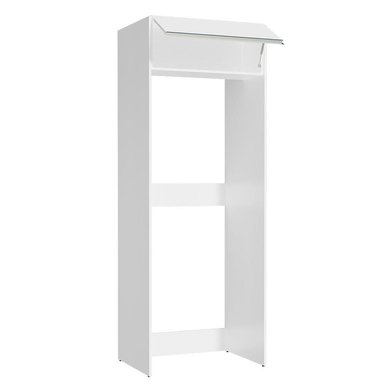 MUEBLE DE COCINA MADESA GLAMY PARA REFRIGERADOR 1 PUERTA ABATIBLE 83 CM BLANCO - 6