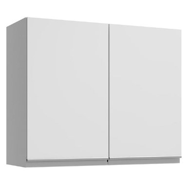 ALACENA DE COCINA MADESA 2 PUERTAS GLAMY 80 CM BLANCO - 1