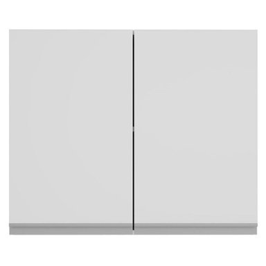 ALACENA DE COCINA MADESA 2 PUERTAS GLAMY 80 CM BLANCO - 4