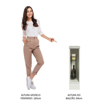 MUEBLE DE COCINA MADESA PORTACONDIMENTOS 20 CM GLAMY Y AGATA BLANCO - 4