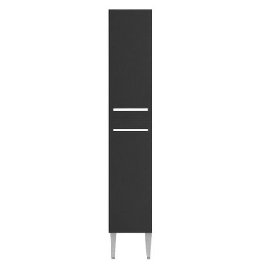 MUEBLE DE COCINA MADESA EMILLY DESPENSA 2 PUERTAS 32 CM MARRÓN/NEGRO - 2