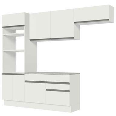 MUEBLE DE COCINA MADESA INTEGRAL GLAMY 270 CM BLANCO 14 - 7