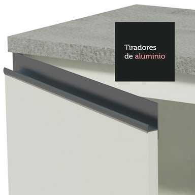 MUEBLE DE COCINA MADESA INTEGRAL GLAMY 270 CM BLANCO 14 - 9
