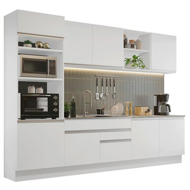 MUEBLE DE COCINA MADESA GLAMY INTEGRAL 310 CM BLANCO 02