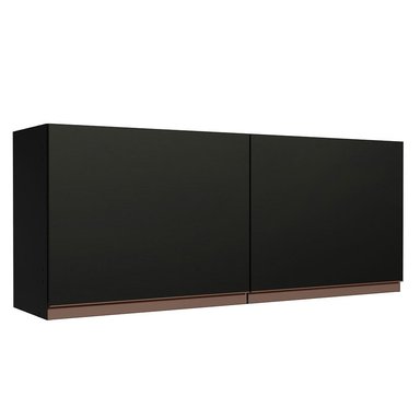 ALACENA DE COCINA 2 PUERTAS REIMS 120 X 50 CM - NEGRO