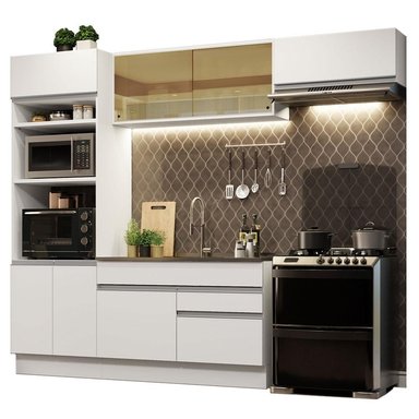 MUEBLE DE COCINA MADESA GLAMY INTEGRAL 270 CM BLANCO 11