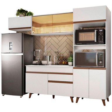 MUEBLE DE COCINA MADESA REIMS INTEGRAL 260 CM BLANCO 01