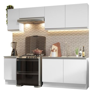 MUEBLE DE COCINA MADESA GLAMY INTEGRAL 240 CM BLANCO 10