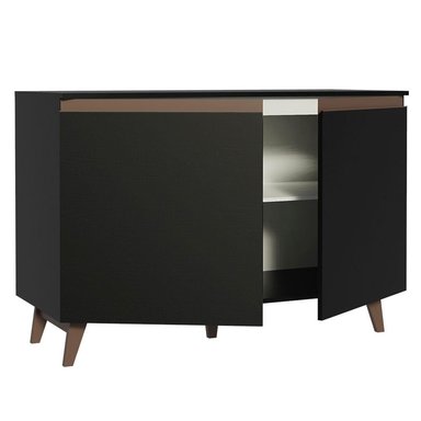MUEBLE DE COCINA MADESA REIMS 2 PUERTAS 120 CM NEGRO - 4
