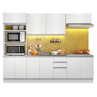 MUEBLE DE COCINA MADESA GLAMY INTEGRAL VIENA 270 CM BLANCO 02