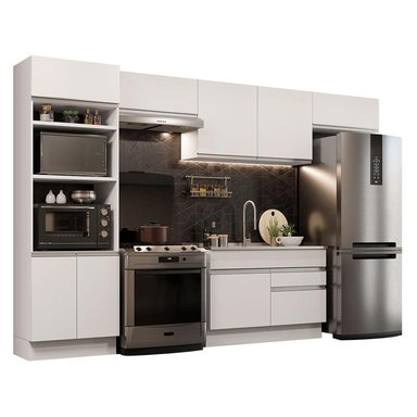 MUEBLE DE COCINA MADESA GLAMY INTEGRAL 350 CM BLANCO 01