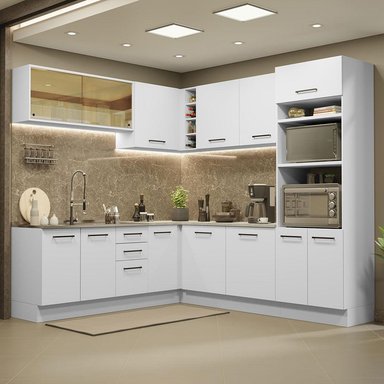 MUEBLE DE COCINA MADESA AGATA INTEGRAL ESQUINERO 459 CM BLANCO 01 - 2