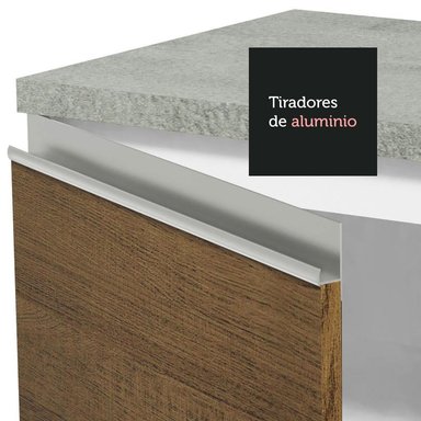 MUEBLE DE COCINA MADESA GLAMY INTEGRAL 200 CM BLANCO/MARRÓN 08 - 6