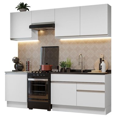 MUEBLE DE COCINA MADESA GLAMY INTEGRAL 240 CM BLANCO 08