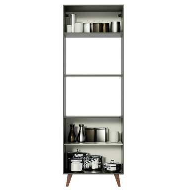 MUEBLE DE COCINA MADESA REIMS TORRE PARA HORNOS 3 PUERTAS 70 CM NEGRO - 4