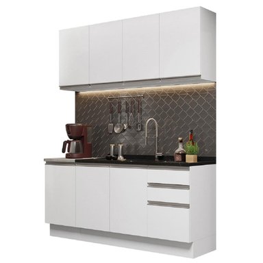 MUEBLE DE COCINA MADESA GLAMY INTEGRAL 160 CM BLANCO 03 - 1