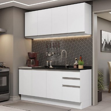 MUEBLE DE COCINA MADESA GLAMY INTEGRAL 160 CM BLANCO 03 - 2