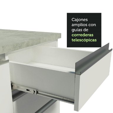 MUEBLE DE COCINA MADESA GLAMY INTEGRAL 160 CM BLANCO 03 - 7