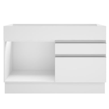 MUEBLE DE COCINA MADESA GLAMY 2 CAJONES 1 PUERTA Y 10 CM BLANCO - 5