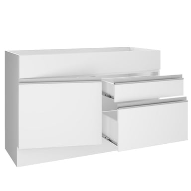 MUEBLE DE COCINA MADESA GLAMY 2 CAJONES 1 PUERTA Y 10 CM BLANCO - 6