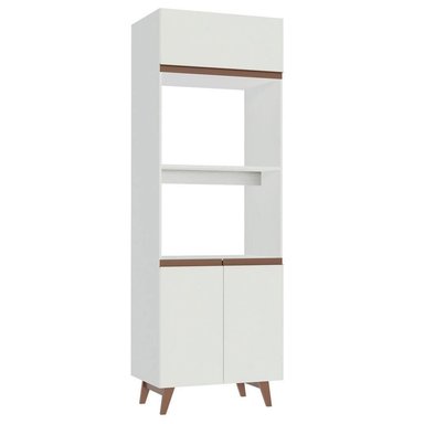MUEBLE DE COCINA MADESA REIMS TORRE PARA HORNOS 3 PUERTAS 70 CM BLANCO