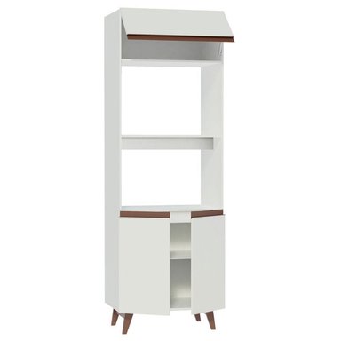 MUEBLE DE COCINA MADESA REIMS TORRE PARA HORNOS 3 PUERTAS 70 CM BLANCO - 3