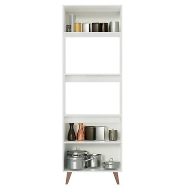 MUEBLE DE COCINA MADESA REIMS TORRE PARA HORNOS 3 PUERTAS 70 CM BLANCO - 4