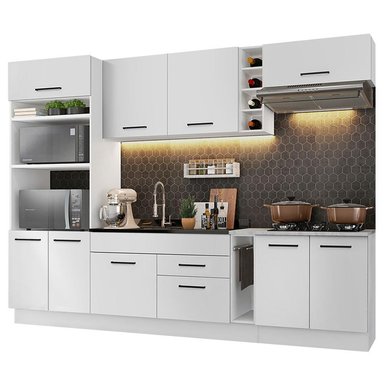 MUEBLE DE COCINA MADESA AGATA INTEGRAL 290 CM BLANCO 01