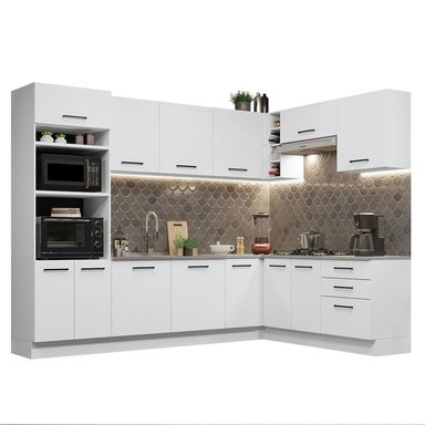MUEBLE DE COCINA MADESA AGATA INTEGRAL ESQUINERO 479 CM BLANCO 01