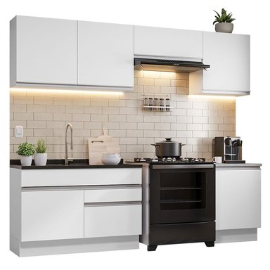 MUEBLE DE COCINA MADESA GLAMY INTEGRAL 260 CM BLANCO 04