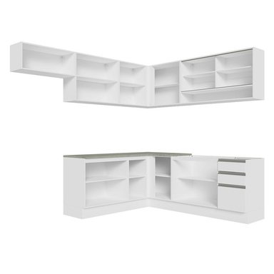 MUEBLE DE COCINA MADESA GLAMY INTEGRAL ESQUINERO 469 CM BLANCO 01 - 6