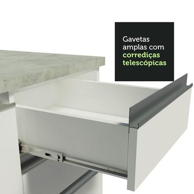 MUEBLE DE COCINA MADESA GLAMY INTEGRAL ESQUINERO 469 CM BLANCO 01 - 9