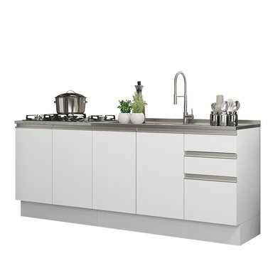 MUEBLE DE COCINA MADESA GLAMY INTEGRAL 200 CM BLANCO 10