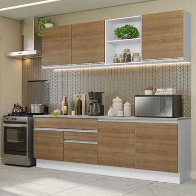 MUEBLE DE COCINA MADESA GLAMY INTEGRAL 240 CM CON ENCIMERA 06 - 2