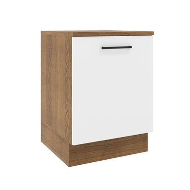 MUEBLE DE COCINA MADESA AGATA 1 PUERTA 60 CM MARRÓN/BLANCO