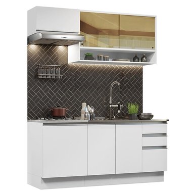 MUEBLE DE COCINA MADESA GLAMY INTEGRAL 180 CM BLANCO 08 - 1