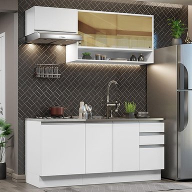 MUEBLE DE COCINA MADESA GLAMY INTEGRAL 180 CM BLANCO 08 - 2