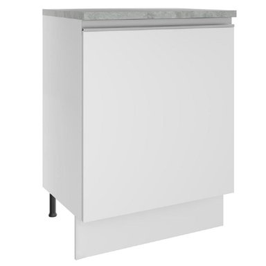 MUEBLE DE COCINA MADESA GLAMY 1 PUERTA 60 CM BLANCO