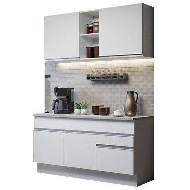 MUEBLE DE COCINA MADESA GLAMY INTEGRAL 150 CM BLANCO 01