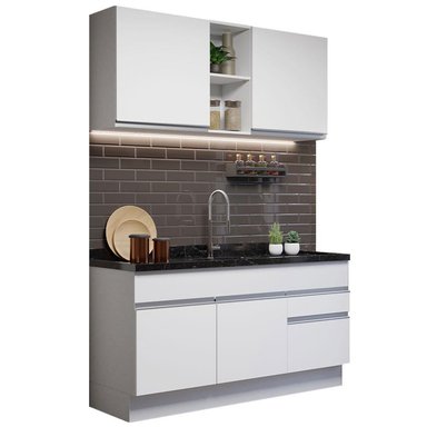 MUEBLE DE COCINA MADESA GLAMY INTEGRAL 150 CM BLANCO 02