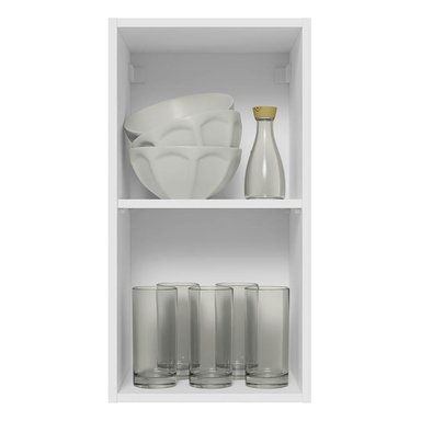ALACENA DE COCINA MADESA GLAMY 1 PUERTA 35 CM BLANCO/MARRÓN - 6