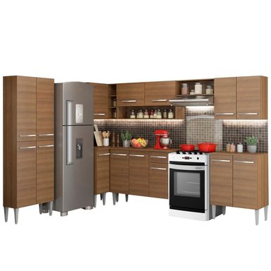 MUEBLE DE COCINA MADESA EMILLY INTEGRAL MOON 481 CM MARRÓN 01