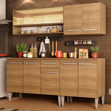 MUEBLE DE COCINA MADESA EMILLY INTEGRAL DANCE 169 CM MARRÓN 07 - 2
