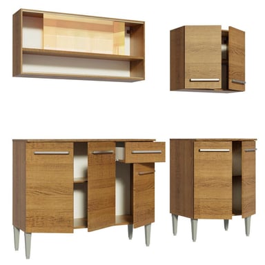 MUEBLE DE COCINA MADESA EMILLY INTEGRAL DANCE 169 CM MARRÓN 07 - 4
