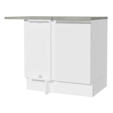 MUEBLE DE COCINA MADESA GLAMY ESQUINERO 1 PUERTA 94 CM BLANCO